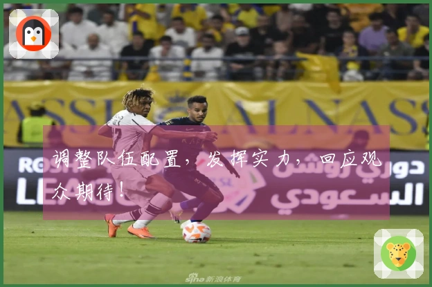 调整队伍配置，发挥实力，回应观众期待！